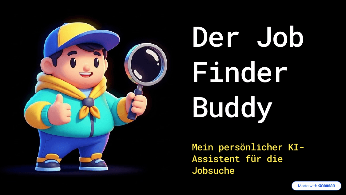 Cover des Teilnehmerprojekts Job Finder Buddy